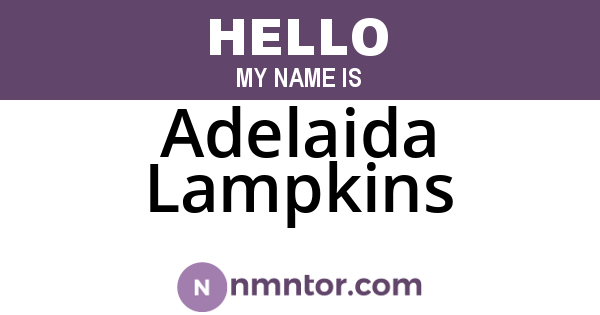 Adelaida Lampkins