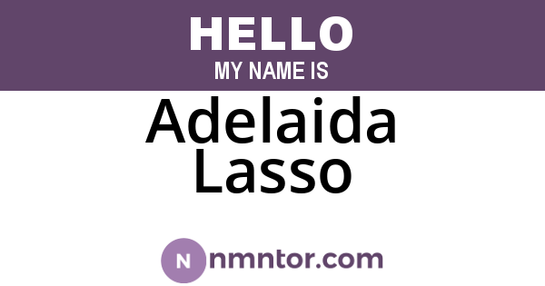 Adelaida Lasso