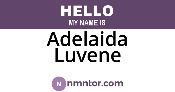 Adelaida Luvene