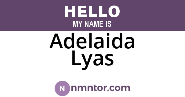 Adelaida Lyas