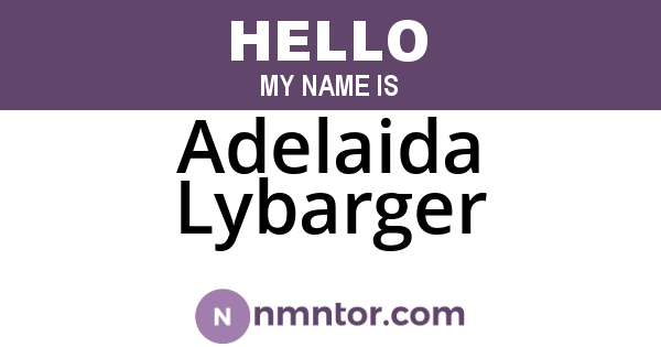 Adelaida Lybarger