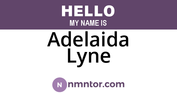 Adelaida Lyne