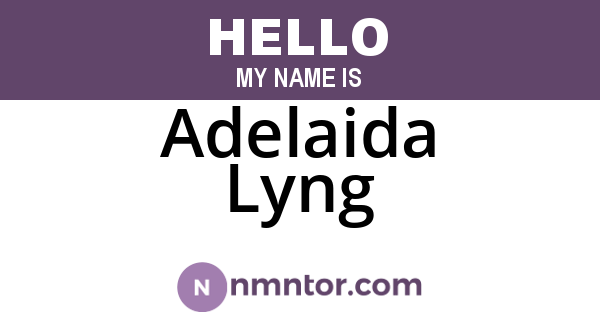 Adelaida Lyng