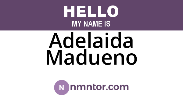 Adelaida Madueno