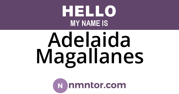 Adelaida Magallanes