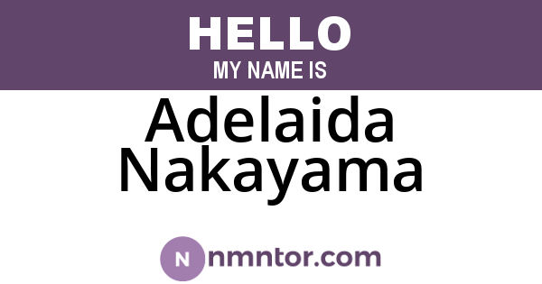 Adelaida Nakayama