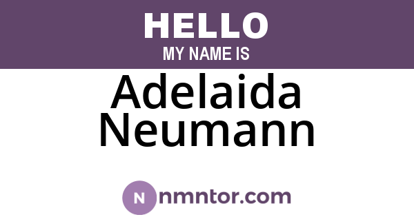 Adelaida Neumann