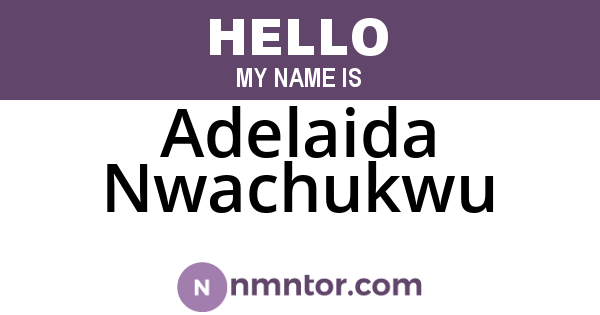 Adelaida Nwachukwu