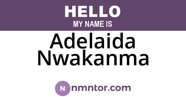 Adelaida Nwakanma