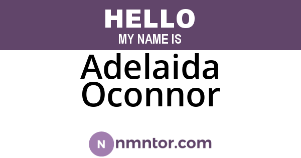 Adelaida Oconnor