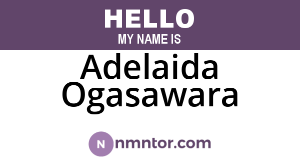 Adelaida Ogasawara