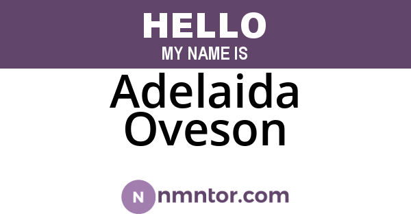 Adelaida Oveson