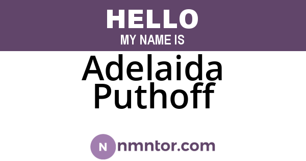 Adelaida Puthoff