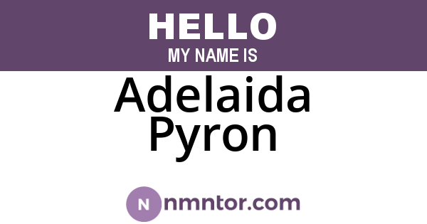 Adelaida Pyron