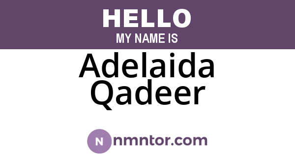 Adelaida Qadeer