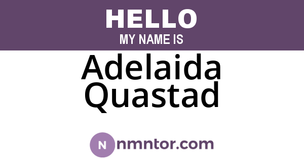 Adelaida Quastad