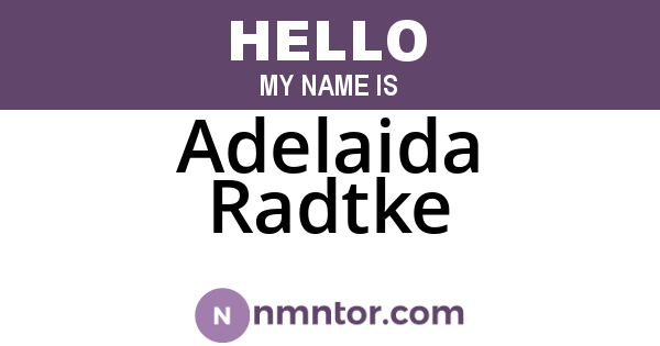 Adelaida Radtke