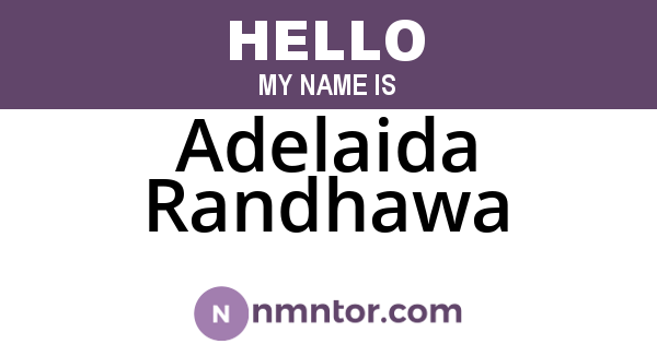 Adelaida Randhawa