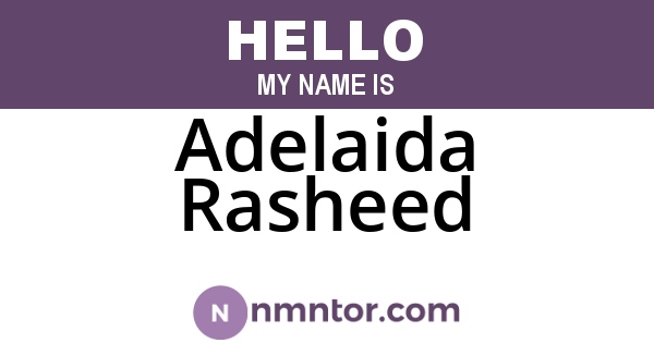 Adelaida Rasheed