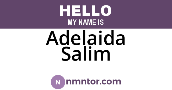 Adelaida Salim