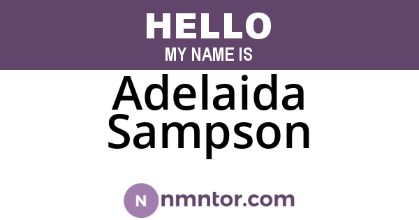 Adelaida Sampson