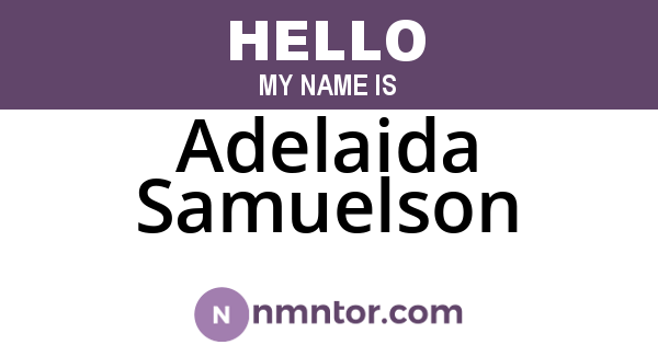 Adelaida Samuelson