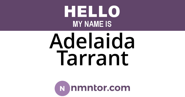 Adelaida Tarrant
