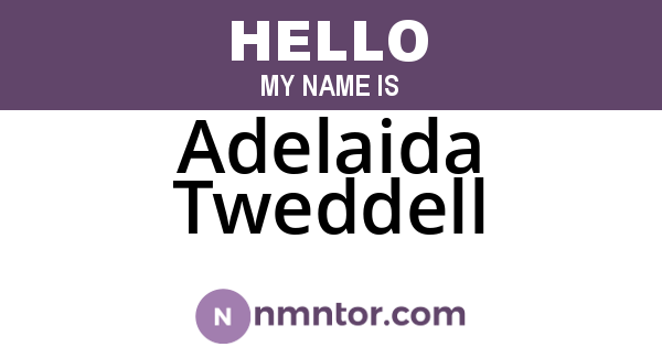Adelaida Tweddell