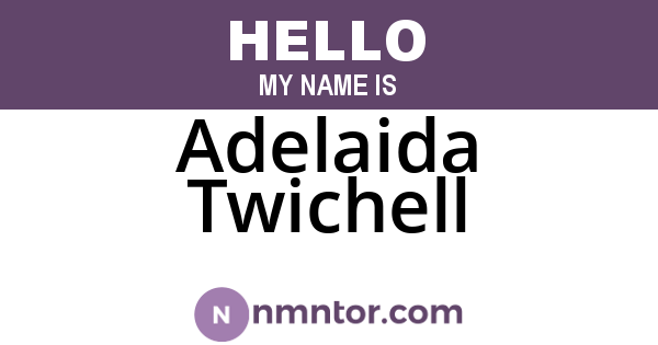 Adelaida Twichell