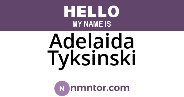 Adelaida Tyksinski