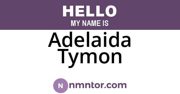 Adelaida Tymon