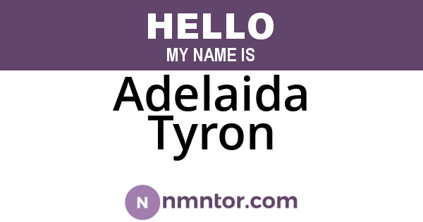 Adelaida Tyron
