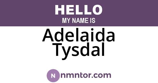 Adelaida Tysdal