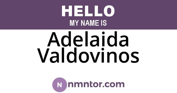 Adelaida Valdovinos