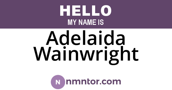 Adelaida Wainwright