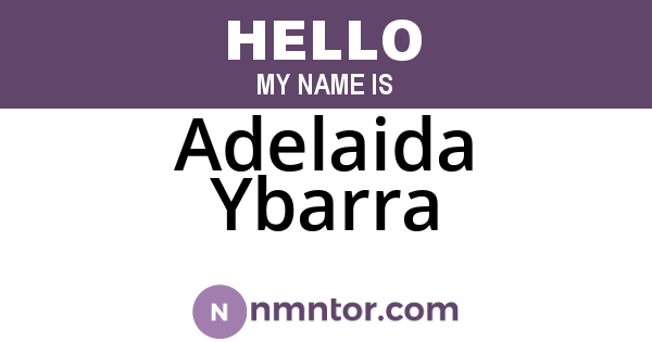 Adelaida Ybarra