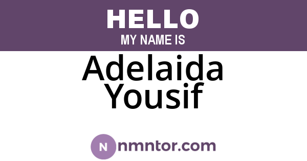 Adelaida Yousif