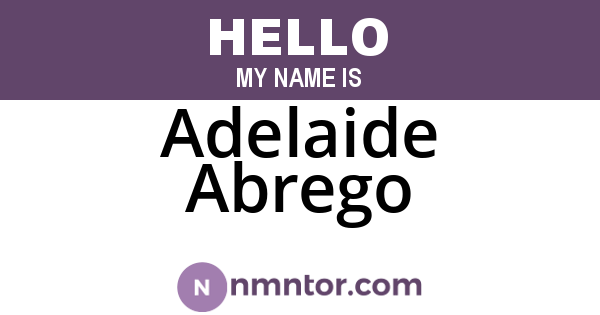 Adelaide Abrego