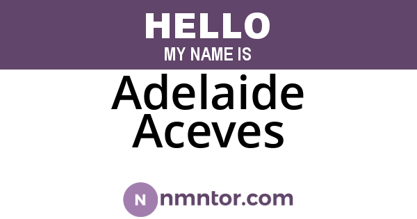 Adelaide Aceves