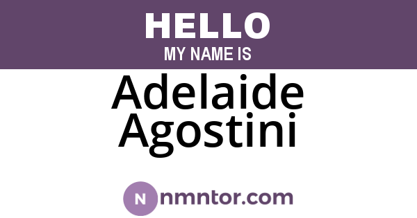 Adelaide Agostini