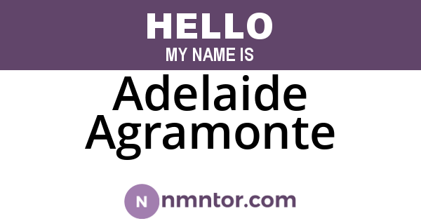 Adelaide Agramonte