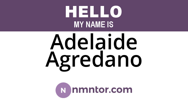 Adelaide Agredano