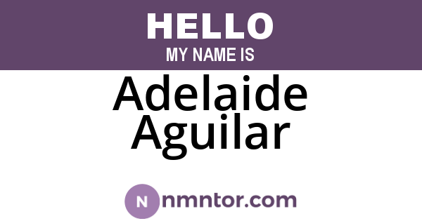 Adelaide Aguilar