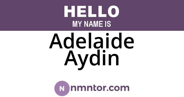 Adelaide Aydin