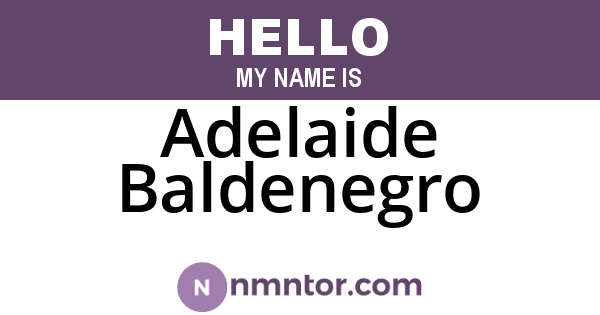 Adelaide Baldenegro