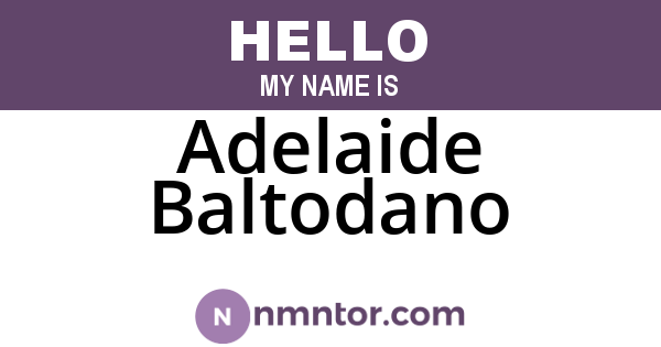 Adelaide Baltodano