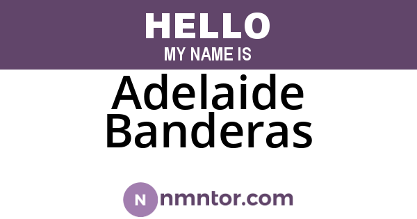 Adelaide Banderas