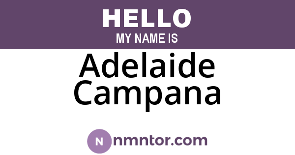 Adelaide Campana