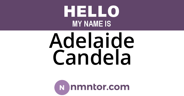 Adelaide Candela