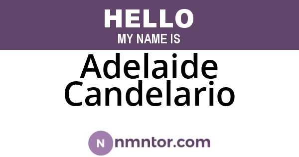 Adelaide Candelario